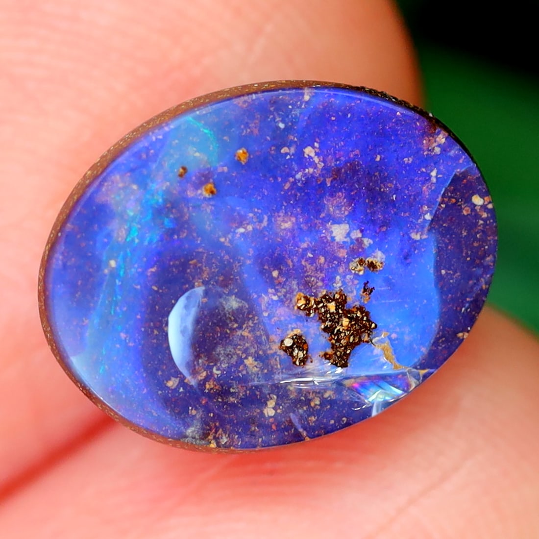 3.24Ct Winton Boulder Opal Polished - Australian Opal - Oval Cabochon (JE3525): Ksmith Jewels Global Welcome to our auction house, today auction brought to you by Ksmith Jewels Global based in Penang, Malaysia specialize in all kinds of opal and color gemstone both in manufacturi