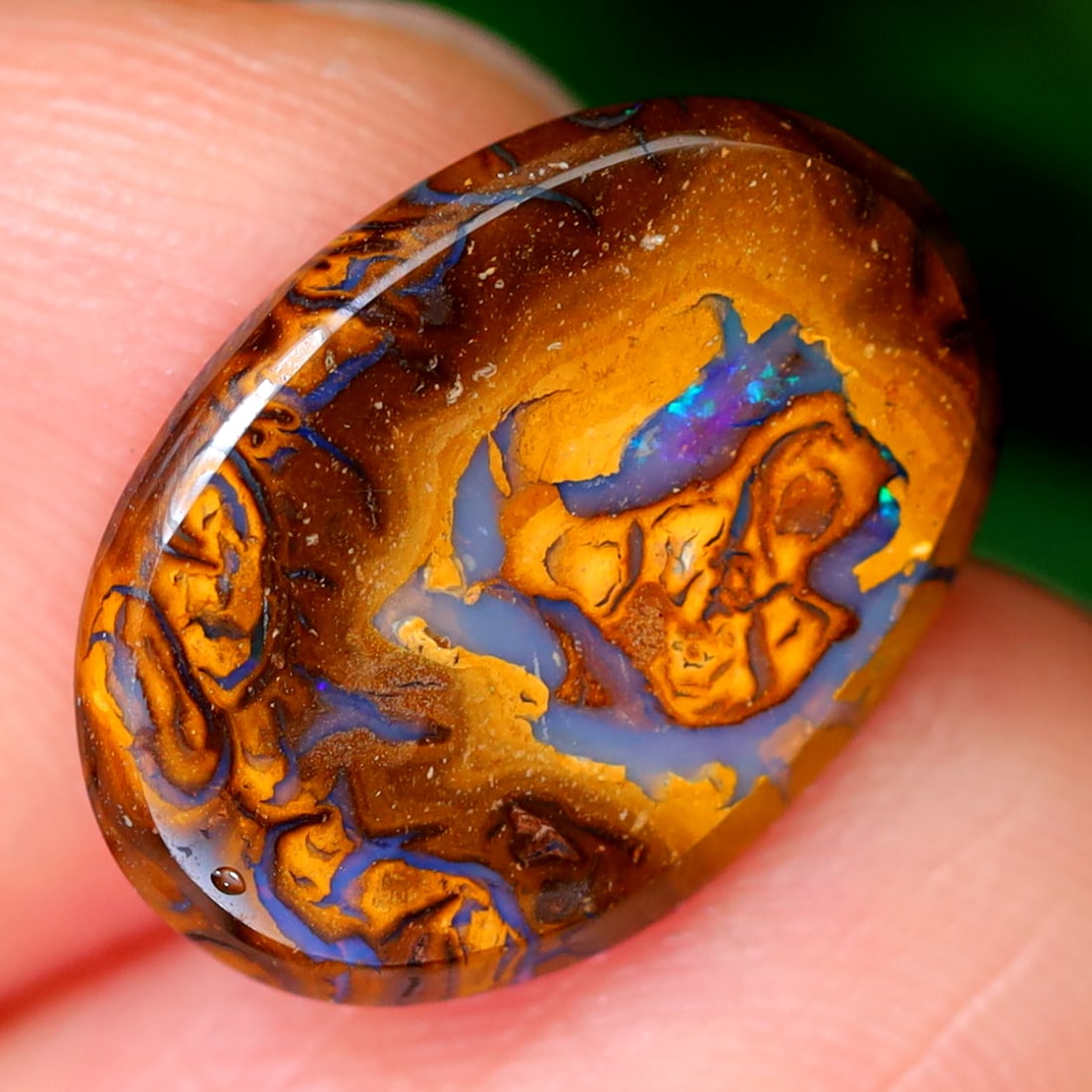 1.73Ct Koroit Boulder Opal Polished - Australian Opal - Oval Cabochon: Ksmith Jewels Global Welcome to our auction house, today auction brought to you by Ksmith Jewels Global based in Penang, Malaysia specialize in all kinds of opal and color gemstone both in manufacturi