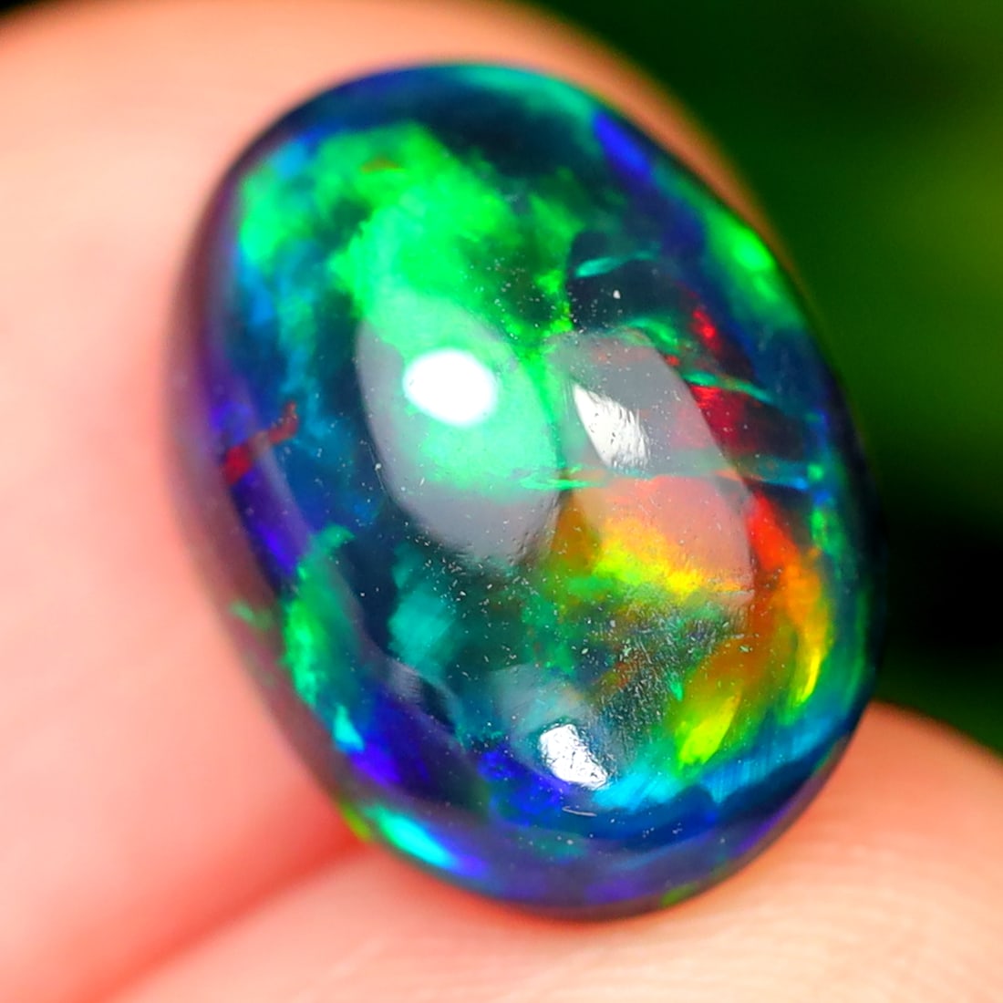 2.66Ct Natural Ethiopian Welo Smoked Opal - Ethiopian Opal - Oval Cabochon: Ksmith Jewels Global Welcome to our auction house, today auction brought to you by Ksmith Jewels Global based in Penang, Malaysia specialize in all kinds of opal and color gemstone both in manufacturi