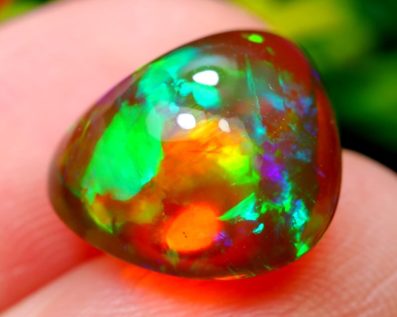 3.48Ct Natural Ethiopian Welo Opal - Ethiopian Opal - Pear Cabochon: Ksmith Jewels Global Welcome to our auction house, today auction brought to you by Ksmith Jewels Global based in Penang, Malaysia specialize in all kinds of opal and color gemstone both in manufacturi