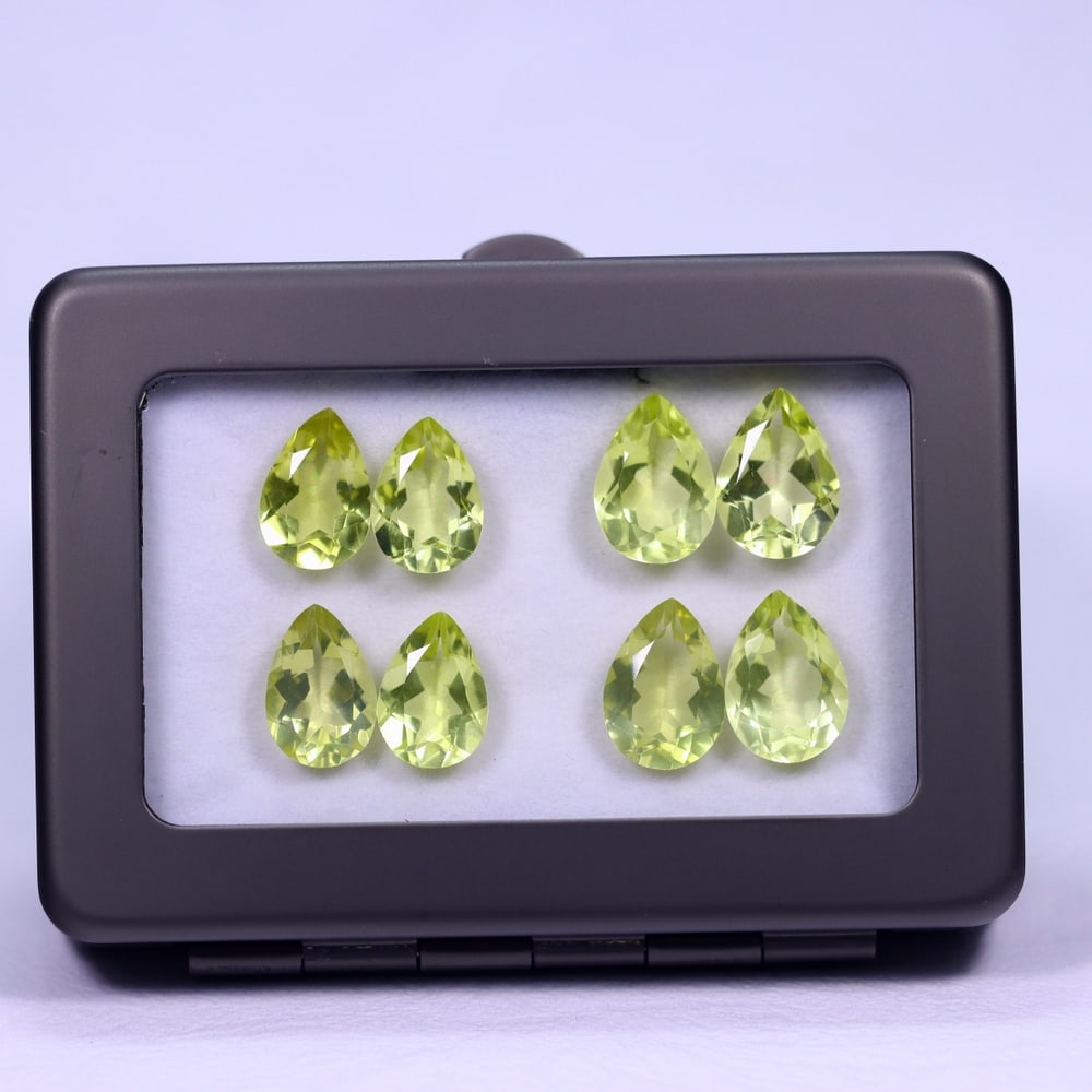 33Ct Lemon Quartz Set - Polished Faceted: Ksmith Jewels Global Welcome to our auction house, today auction brought to you by Ksmith Jewels Global based in Penang, Malaysia specialize in all kinds of opal and color gemstone both in manufacturi