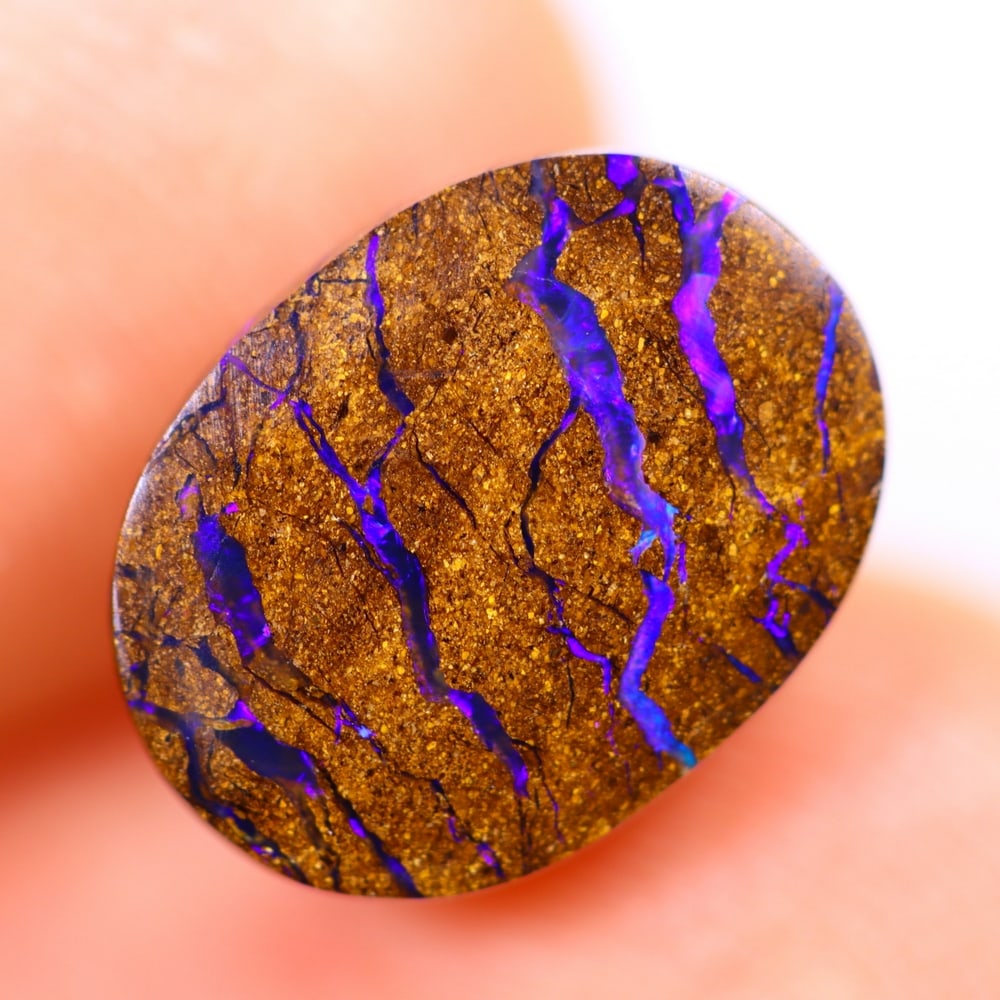 3.89Ct Koroit Boulder Opal Polished - Australian Opal - Oval Cabochon: Ksmith Jewels Global Welcome to our auction house, today auction brought to you by Ksmith Jewels Global based in Penang, Malaysia specialize in all kinds of opal and color gemstone both in manufacturi