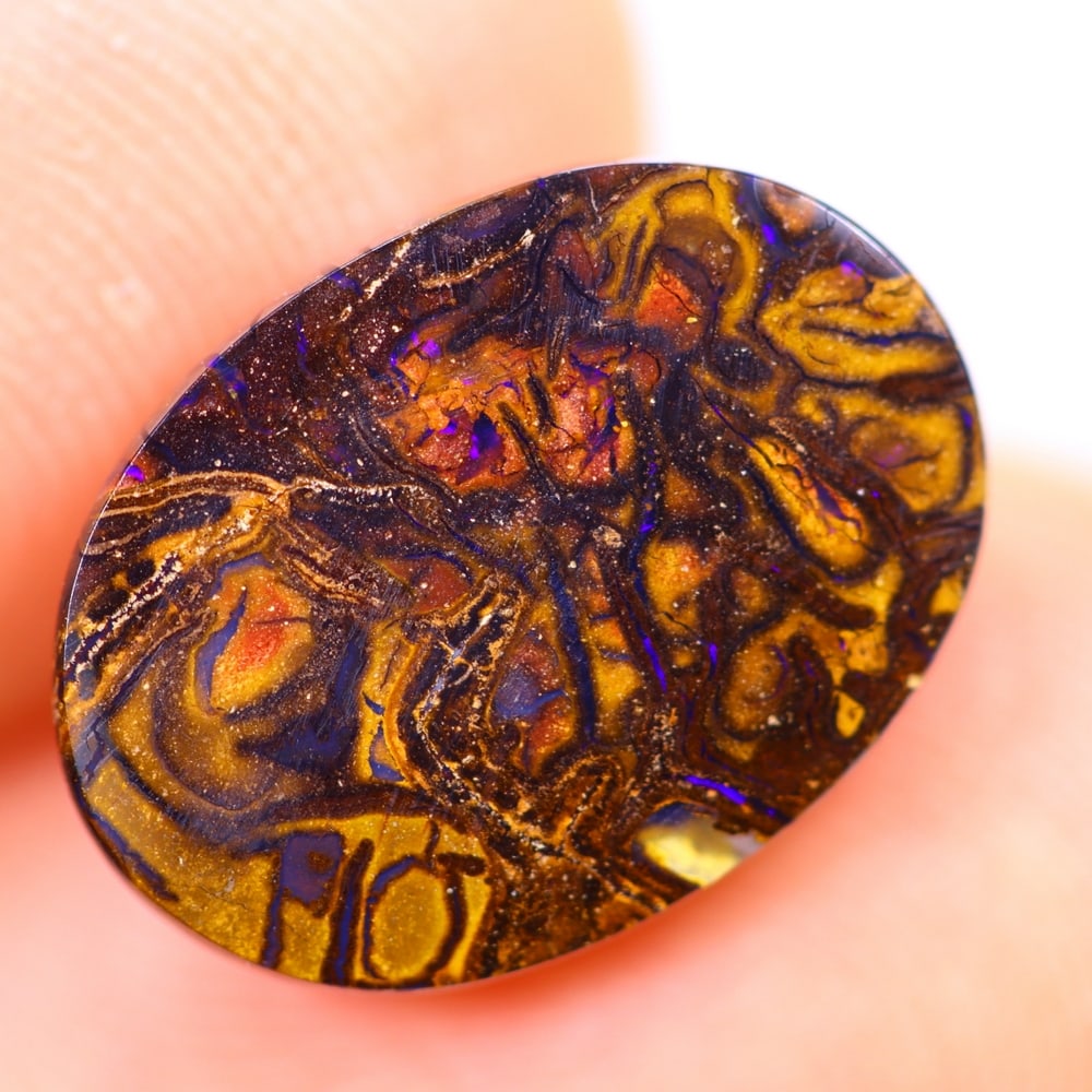 4.05Ct Koroit Boulder Opal Polished - Australian Opal - Oval Cabochon: Ksmith Jewels Global Welcome to our auction house, today auction brought to you by Ksmith Jewels Global based in Penang, Malaysia specialize in all kinds of opal and color gemstone both in manufacturi