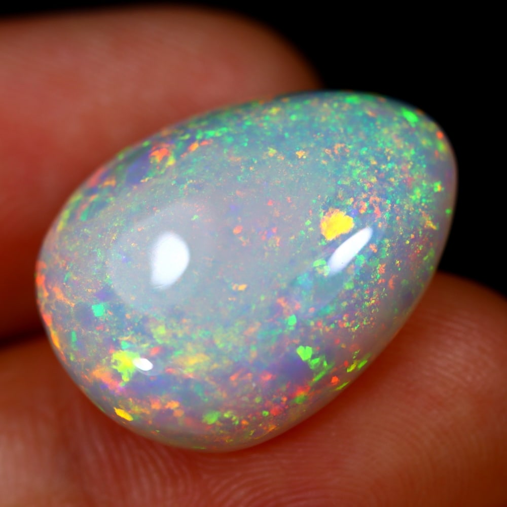 12.90Ct Welo Opal Polished - Ethiopian Opal - Pear Cabochon: Ksmith Jewels Global Welcome to our auction house, today auction brought to you by Ksmith Jewels Global based in Penang, Malaysia specialize in all kinds of opal and color gemstone both in manufacturi