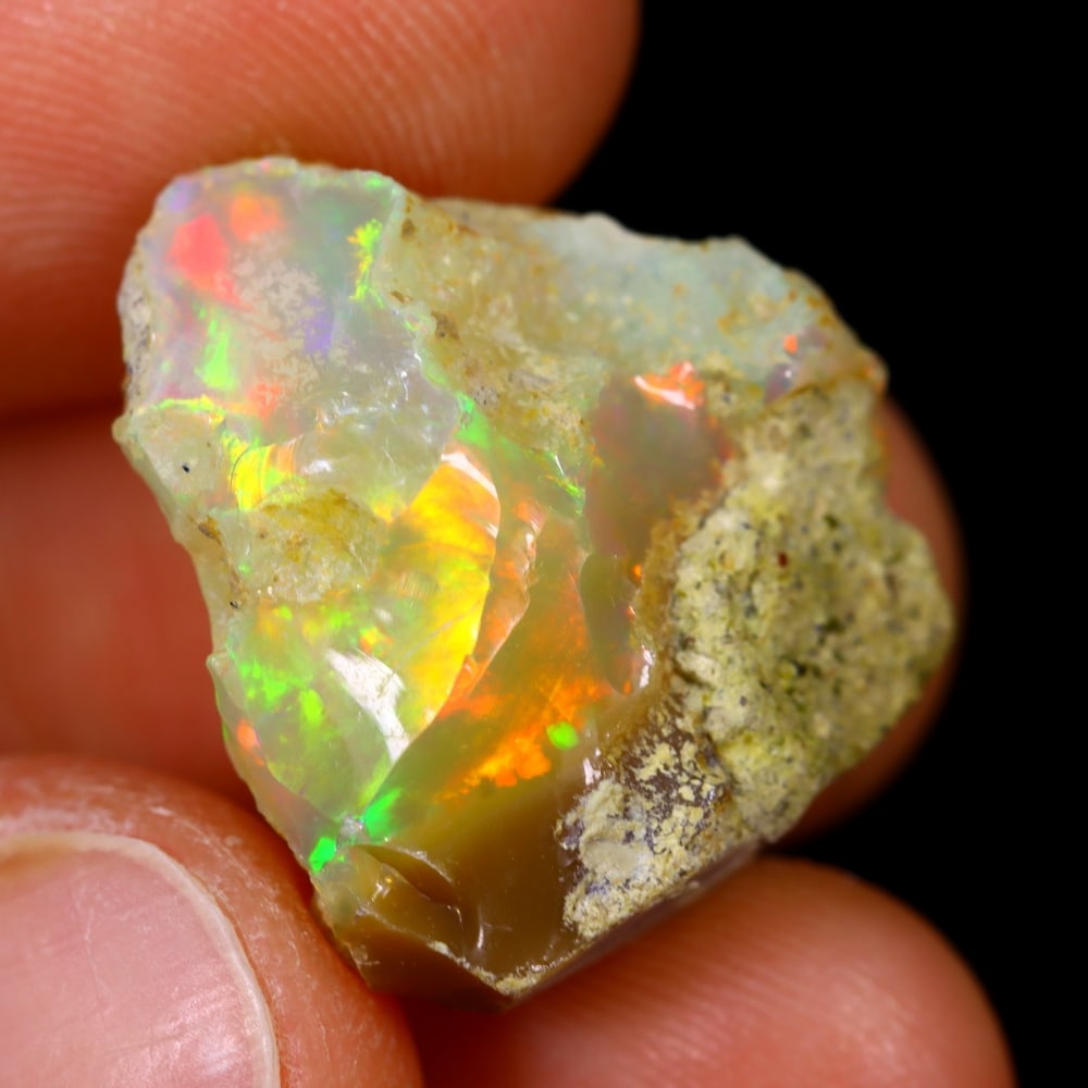 12Ct Rough Opal Specimen - Ethiopian Opal - Mineral Rough: Ksmith Jewels Global Welcome to our auction house, today auction brought to you by Ksmith Jewels Global based in Penang, Malaysia specialize in all kinds of opal and color gemstone both in manufacturi