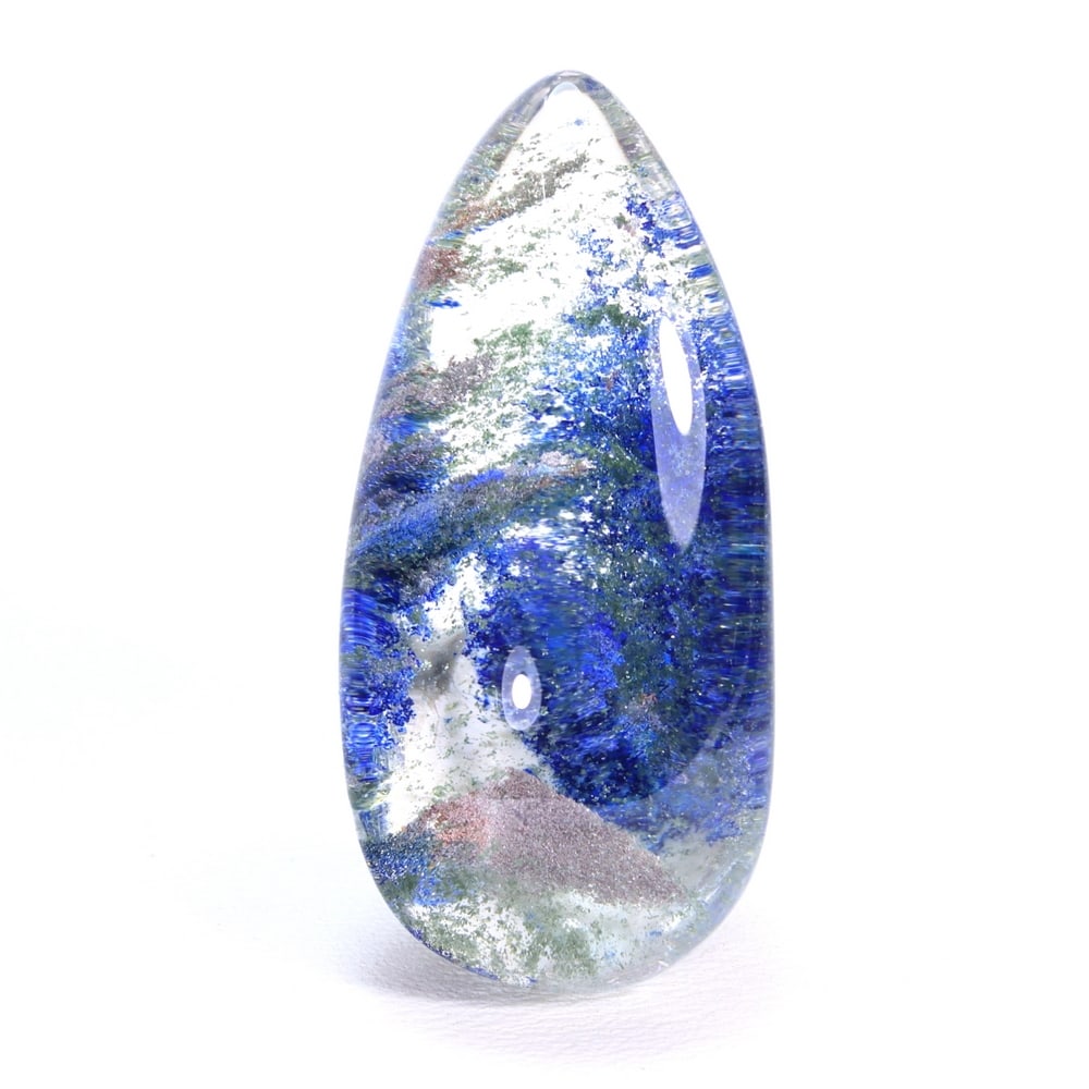 33.79Ct Lodolite Quartz Polished - Pear Cabochon: Ksmith Jewels Global Welcome to our auction house, today auction brought to you by Ksmith Jewels Global based in Penang, Malaysia specialize in all kinds of opal and color gemstone both in manufacturi