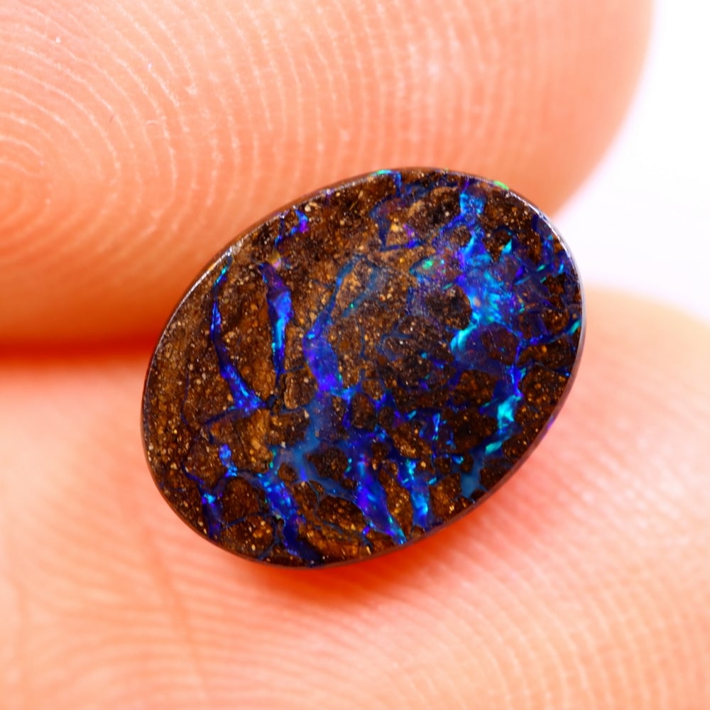 1.67Ct Koroit Boulder Opal Polished - Australian Opal - Oval Cabochon: Ksmith Jewels Global Welcome to our auction house, today auction brought to you by Ksmith Jewels Global based in Penang, Malaysia specialize in all kinds of opal and color gemstone both in manufacturi
