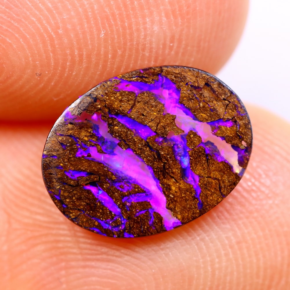 1.20Ct Koroit Boulder Opal Polished - Australian Opal - Oval Cabochon: Ksmith Jewels Global Welcome to our auction house, today auction brought to you by Ksmith Jewels Global based in Penang, Malaysia specialize in all kinds of opal and color gemstone both in manufacturi
