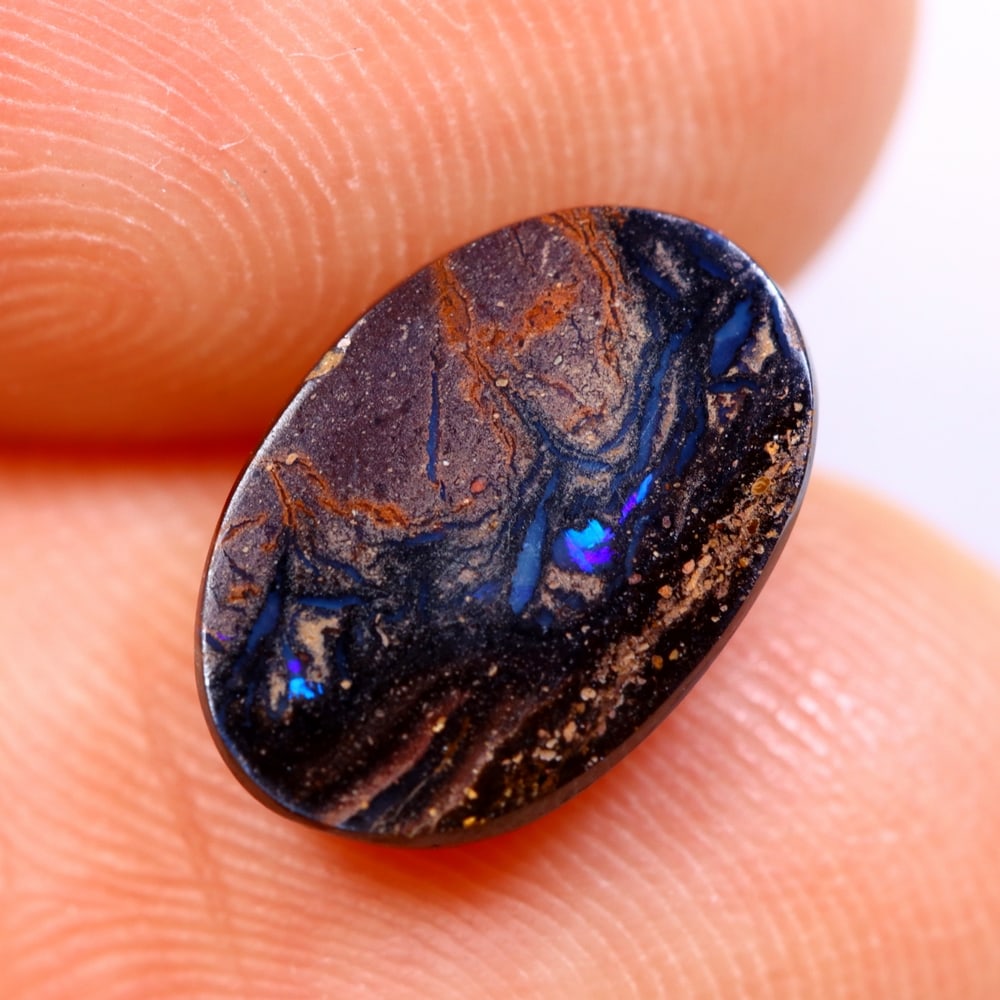 2.53Ct Koroit Boulder Opal Polished - Australian Opal - Oval Cabochon: Ksmith Jewels Global Welcome to our auction house, today auction brought to you by Ksmith Jewels Global based in Penang, Malaysia specialize in all kinds of opal and color gemstone both in manufacturi