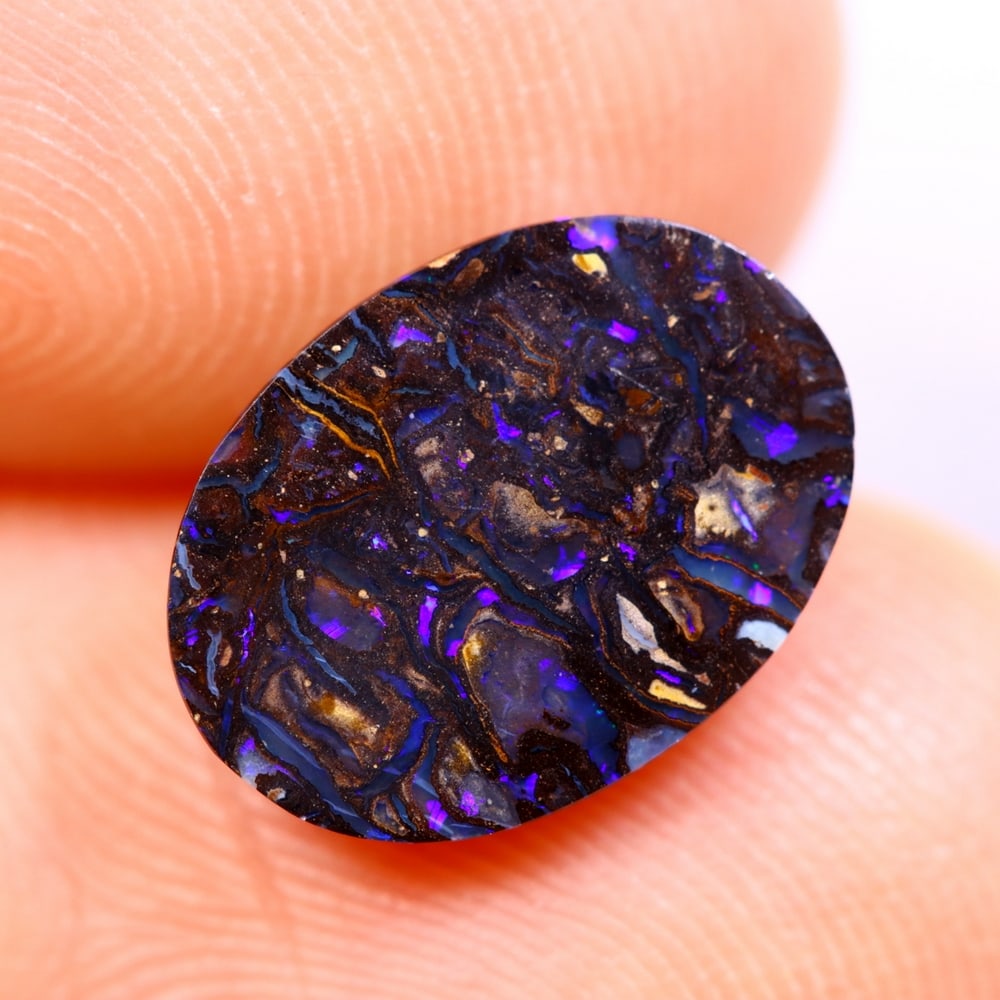 2.18Ct Koroit Boulder Opal Polished - Australian Opal - Oval Cabochon: Ksmith Jewels Global Welcome to our auction house, today auction brought to you by Ksmith Jewels Global based in Penang, Malaysia specialize in all kinds of opal and color gemstone both in manufacturi