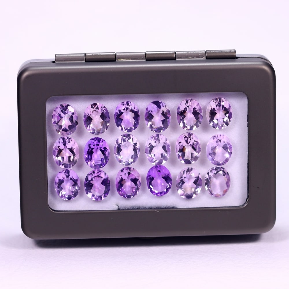 42.35Ct Amethyst Set - Polished Faceted: Ksmith Jewels Global Welcome to our auction house, today auction brought to you by Ksmith Jewels Global based in Penang, Malaysia specialize in all kinds of opal and color gemstone both in manufacturi