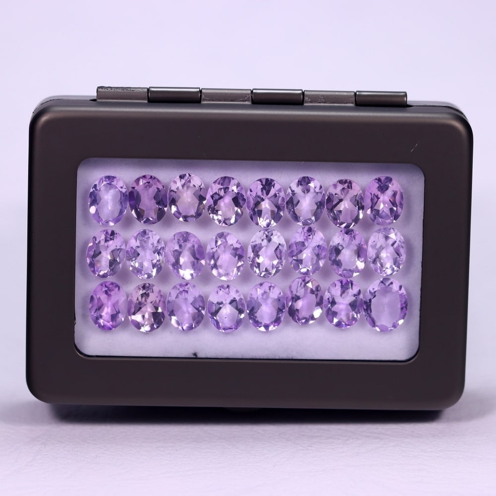 39.84Ct Amethyst Set - Polished Faceted: Ksmith Jewels Global Welcome to our auction house, today auction brought to you by Ksmith Jewels Global based in Penang, Malaysia specialize in all kinds of opal and color gemstone both in manufacturi