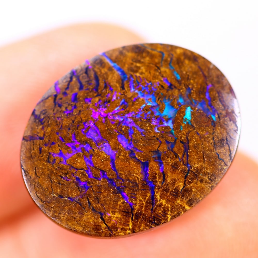 13.29Ct Koroit Boulder Opal Polished - Australian Opal - Oval Cabochon: Ksmith Jewels Global Welcome to our auction house, today auction brought to you by Ksmith Jewels Global based in Penang, Malaysia specialize in all kinds of opal and color gemstone both in manufacturi