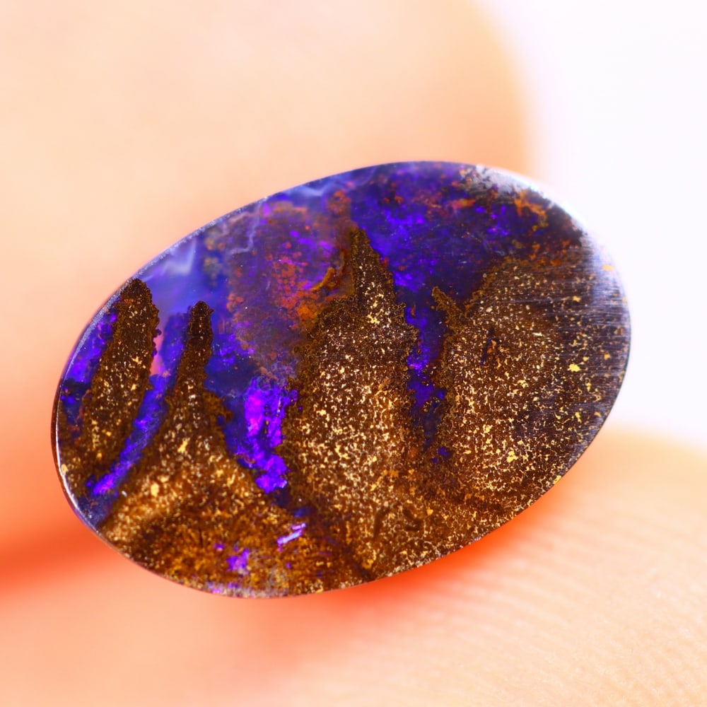 3.08Ct Winton Boulder Opal Polished - Australian Opal - Oval Cabochon: Ksmith Jewels Global Welcome to our auction house, today auction brought to you by Ksmith Jewels Global based in Penang, Malaysia specialize in all kinds of opal and color gemstone both in manufacturi