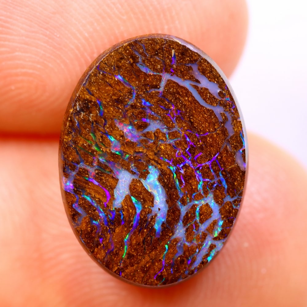 5.67Ct Koroit Boulder Opal Polished - Australian Opal - Oval Cabochon: Ksmith Jewels Global Welcome to our auction house, today auction brought to you by Ksmith Jewels Global based in Penang, Malaysia specialize in all kinds of opal and color gemstone both in manufacturi