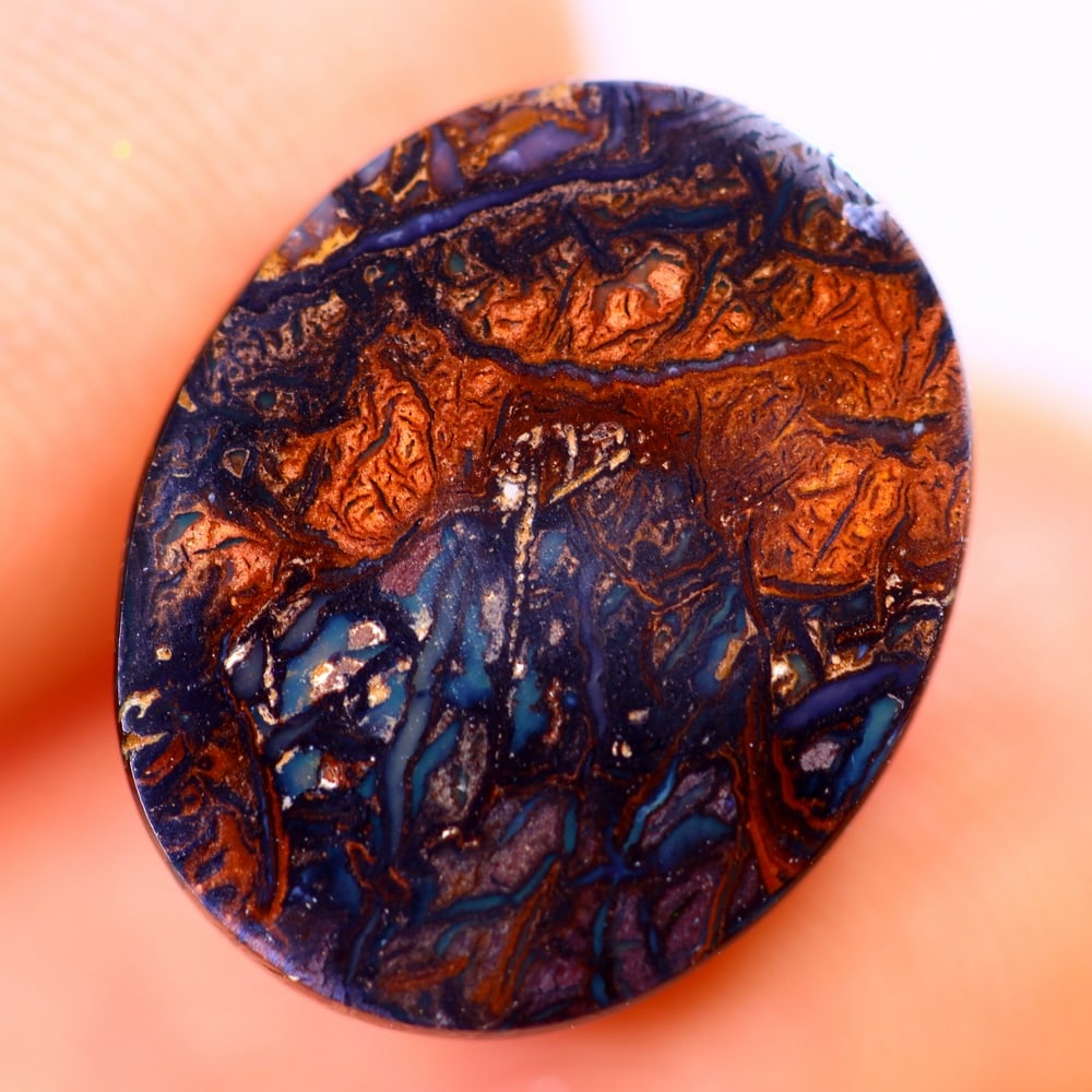 5.90Ct Boulder Opal Polished - Australian Opal - Oval Cabochon: Ksmith Jewels Global Welcome to our auction house, today auction brought to you by Ksmith Jewels Global based in Penang, Malaysia specialize in all kinds of opal and color gemstone both in manufacturi