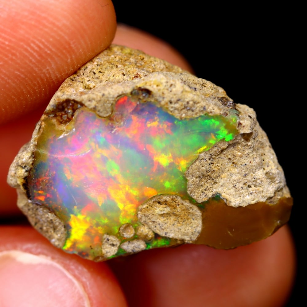 13Ct Rough Opal Specimen - Ethiopian Opal - Mineral Rough: Ksmith Jewels Global Welcome to our auction house, today auction brought to you by Ksmith Jewels Global based in Penang, Malaysia specialize in all kinds of opal and color gemstone both in manufacturi