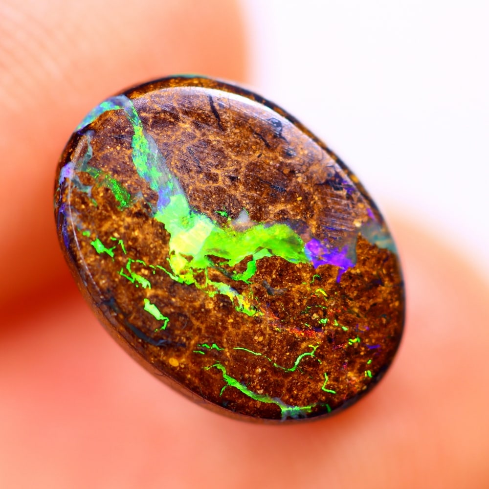 3.19Ct Boulder Opal Polished - Australian Opal - Oval Cabochon: Ksmith Jewels Global Welcome to our auction house, today auction brought to you by Ksmith Jewels Global based in Penang, Malaysia specialize in all kinds of opal and color gemstone both in manufacturi