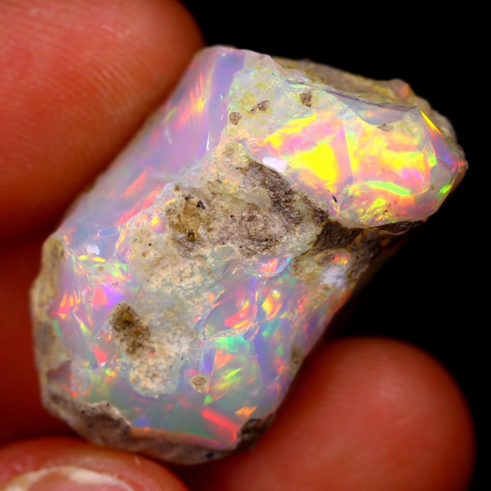 22Ct Rough Opal Specimen - Ethiopian Opal - Mineral Rough: Ksmith Jewels Global Welcome to our auction house, today auction brought to you by Ksmith Jewels Global based in Penang, Malaysia specialize in all kinds of opal and color gemstone both in manufacturi