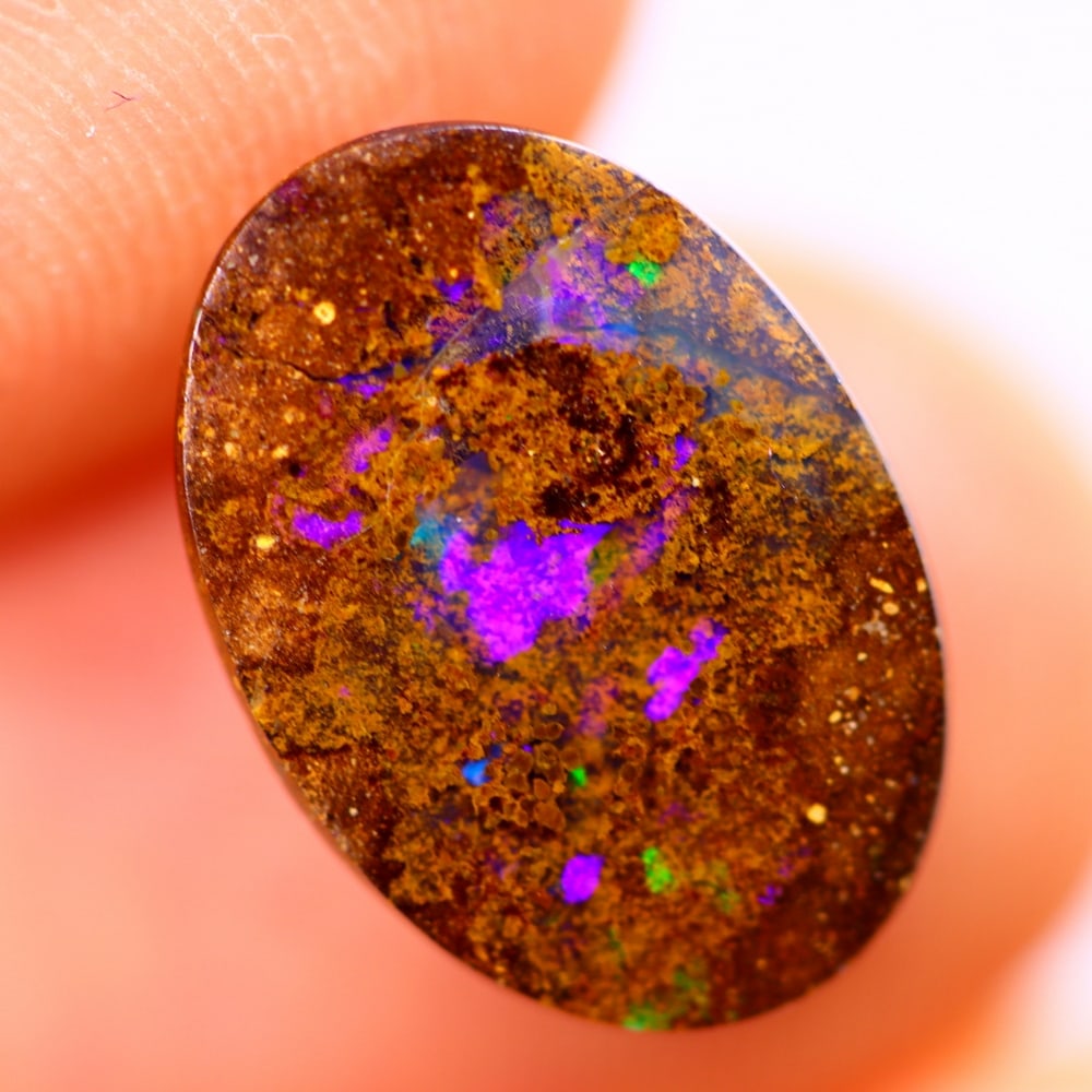 3.56Ct Boulder Opal Polished - Australian Opal - Oval Cabochon: Ksmith Jewels Global Welcome to our auction house, today auction brought to you by Ksmith Jewels Global based in Penang, Malaysia specialize in all kinds of opal and color gemstone both in manufacturi