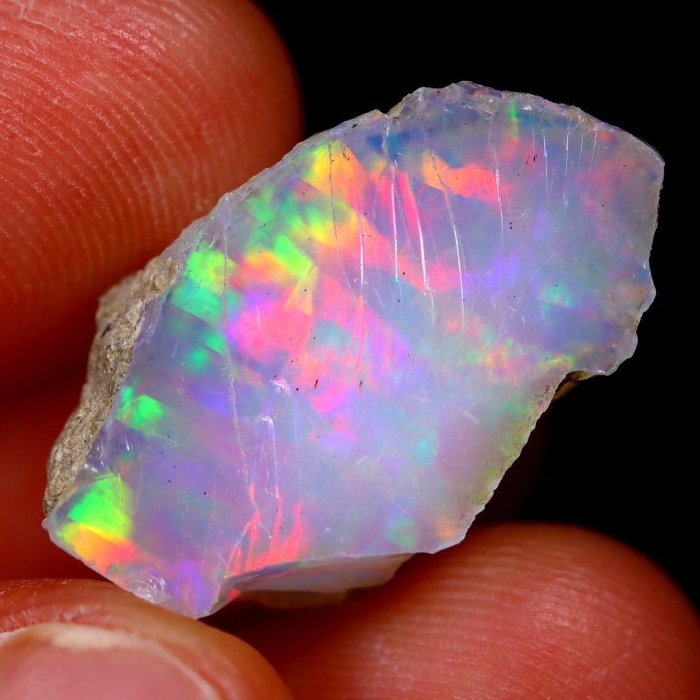 8Ct Rough Opal Specimen - Ethiopian Opal - Mineral Rough: Ksmith Jewels Global Welcome to our auction house, today auction brought to you by Ksmith Jewels Global based in Penang, Malaysia specialize in all kinds of opal and color gemstone both in manufacturi