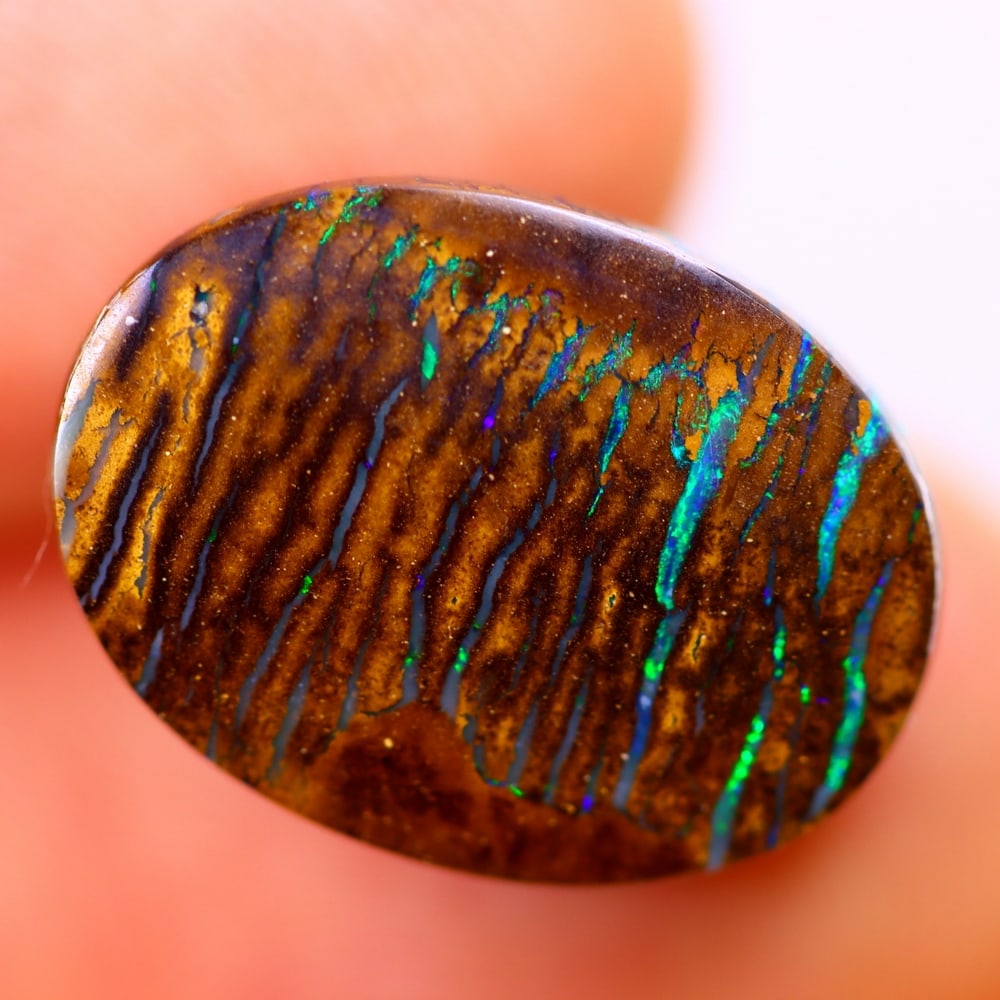8.97Ct Winton Boulder Opal Polished - Australian Opal - Oval Cabochon: Ksmith Jewels Global Welcome to our auction house, today auction brought to you by Ksmith Jewels Global based in Penang, Malaysia specialize in all kinds of opal and color gemstone both in manufacturi