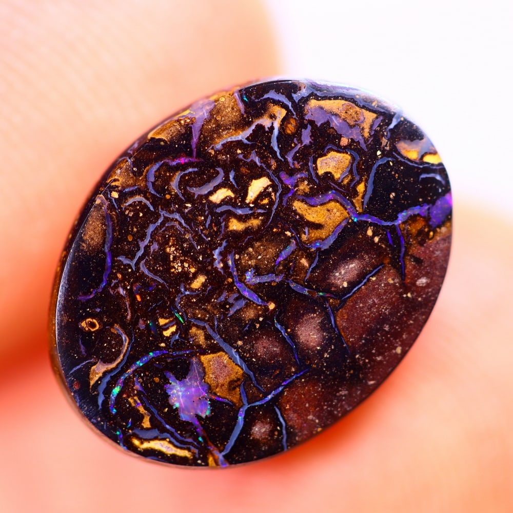 4.37Ct Boulder Opal Polished - Australian Opal - Oval Cabochon: Ksmith Jewels Global Welcome to our auction house, today auction brought to you by Ksmith Jewels Global based in Penang, Malaysia specialize in all kinds of opal and color gemstone both in manufacturi