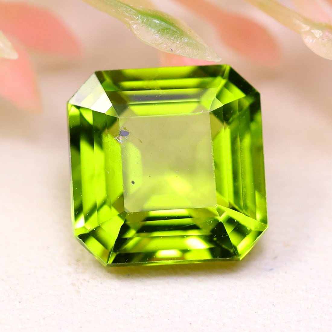 Peridot 2.73Ct Natural Emerald Cut Pakistan Green Peridot (OT5736): Ksmith Jewels Global Welcome to our auction house, today auction brought to you by Ksmith Jewels Global based in Penang, Malaysia specialize in all kinds of opal and color gemstone both in manufacturi