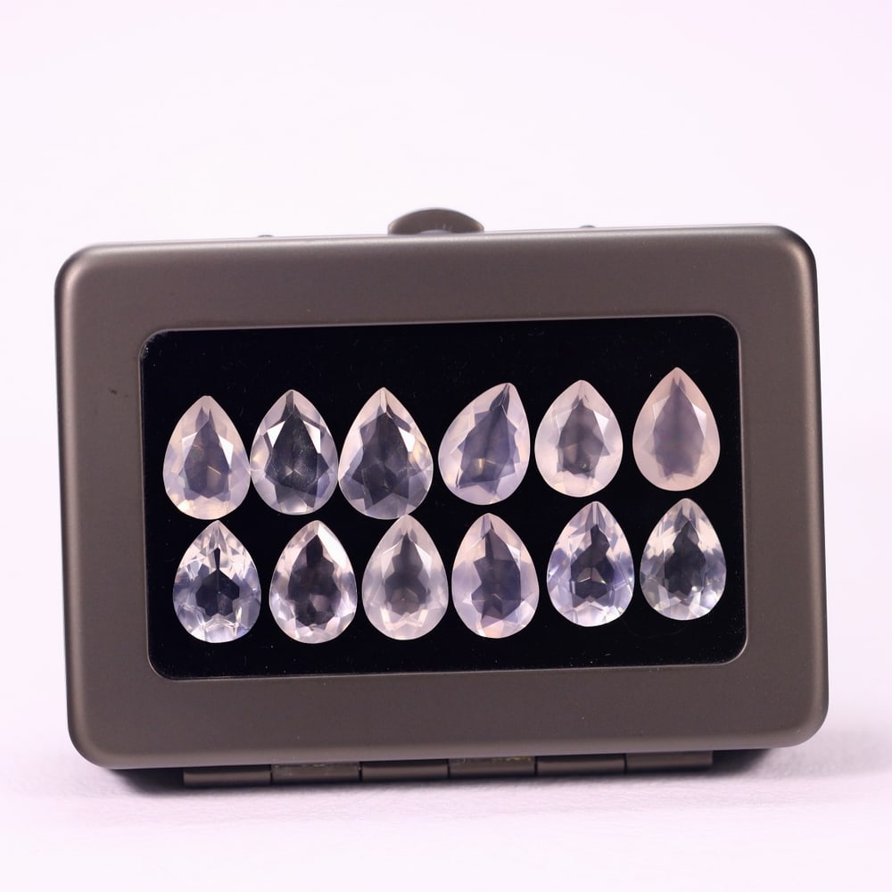 41.80Ct Rose Quartz Set - Polished Faceted (1 of 2)