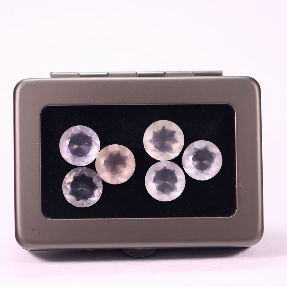 37.51Ct Rose Quartz Set - Polished Faceted (1 of 2)