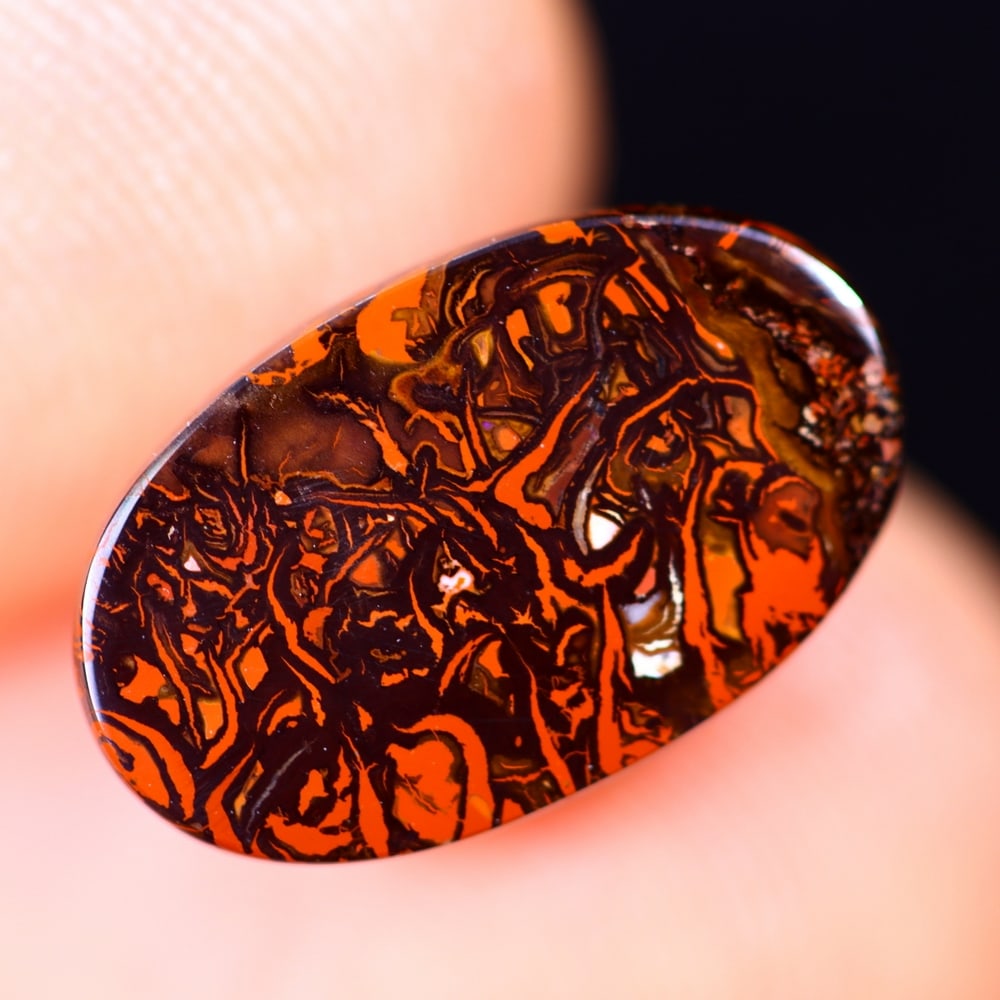 4.14Ct Koroit Boulder Opal Polished - Australian Opal - Oval Cabochon: Ksmith Jewels Global Welcome to our auction house, today auction brought to you by Ksmith Jewels Global based in Penang, Malaysia specialize in all kinds of opal and color gemstone both in manufacturi