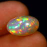 4.49Ct Welo Opal Polished - Ethiopian Opal - Oval Cabochon