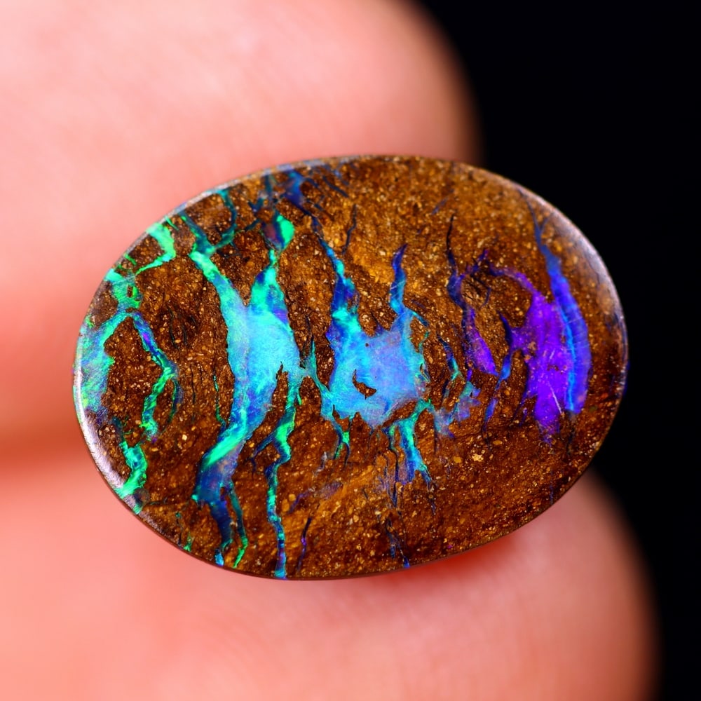 5.32Ct Koroit Matrix Boulder Opal Polished - Australian Opal - Oval Cabochon: Ksmith Jewels Global Welcome to our auction house, today auction brought to you by Ksmith Jewels Global based in Penang, Malaysia specialize in all kinds of opal and color gemstone both in manufacturi