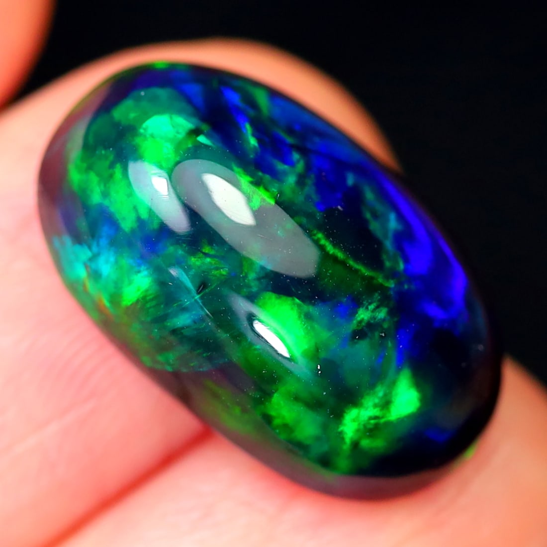 5.49Ct Natural Ethiopian Welo Smoked Opal - Ethiopian Opal - Oval Cabochon (DOB2439): Ksmith Jewels Global Welcome to our auction house, today auction brought to you by Ksmith Jewels Global based in Penang, Malaysia specialize in all kinds of opal and color gemstone both in manufacturi