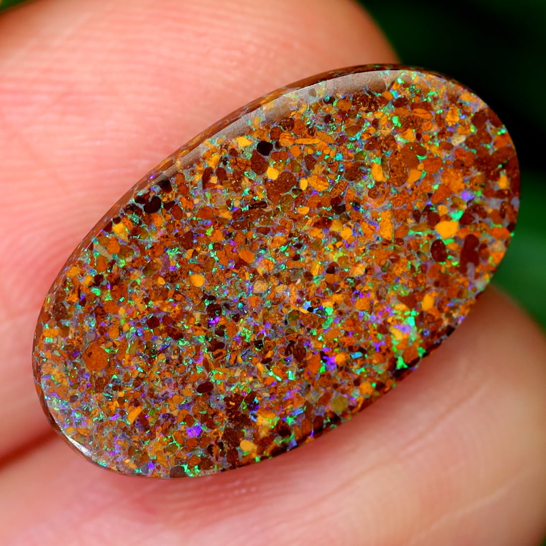4.50Ct Koroit Boulder Opal Polished - Australian Opal - Oval Cabochon: Ksmith Jewels Global Welcome to our auction house, today auction brought to you by Ksmith Jewels Global based in Penang, Malaysia specialize in all kinds of opal and color gemstone both in manufacturi