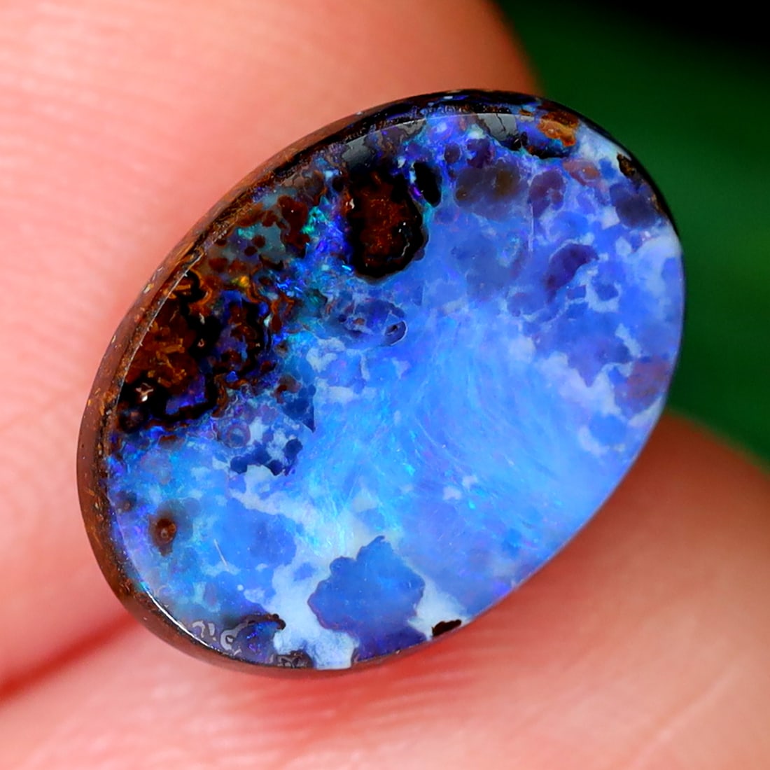 2.62Ct Winton Boulder Opal Polished - Australian Opal - Oval Cabochon: Ksmith Jewels Global Welcome to our auction house, today auction brought to you by Ksmith Jewels Global based in Penang, Malaysia specialize in all kinds of opal and color gemstone both in manufacturi