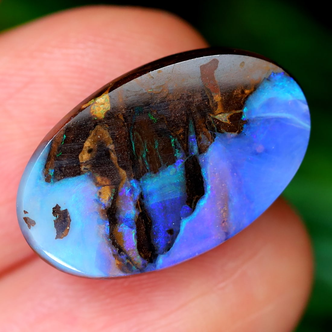 9.32Ct Winton Boulder Opal Polished - Australian Opal - Oval Cabochon: Ksmith Jewels Global Welcome to our auction house, today auction brought to you by Ksmith Jewels Global based in Penang, Malaysia specialize in all kinds of opal and color gemstone both in manufacturi