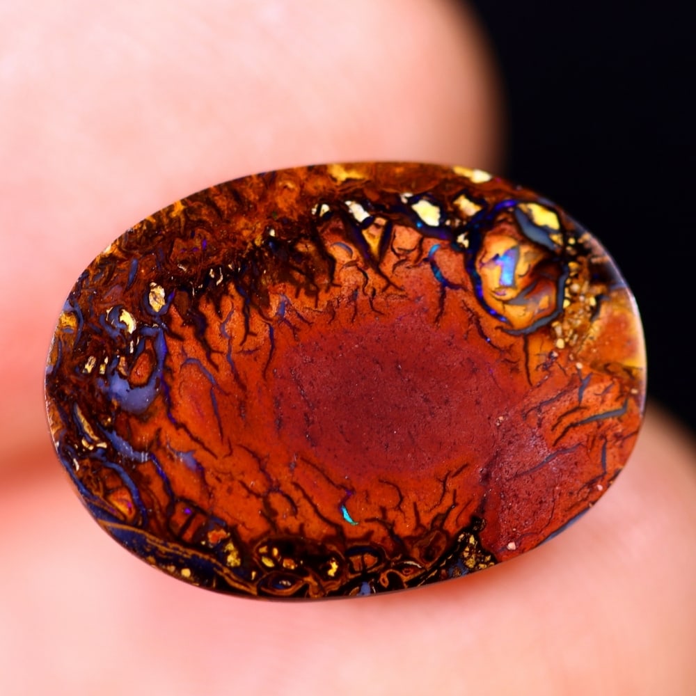 5.80Ct Koroit Boulder Opal Polished - Australian Opal - Oval Cabochon: Ksmith Jewels Global Welcome to our auction house, today auction brought to you by Ksmith Jewels Global based in Penang, Malaysia specialize in all kinds of opal and color gemstone both in manufacturi