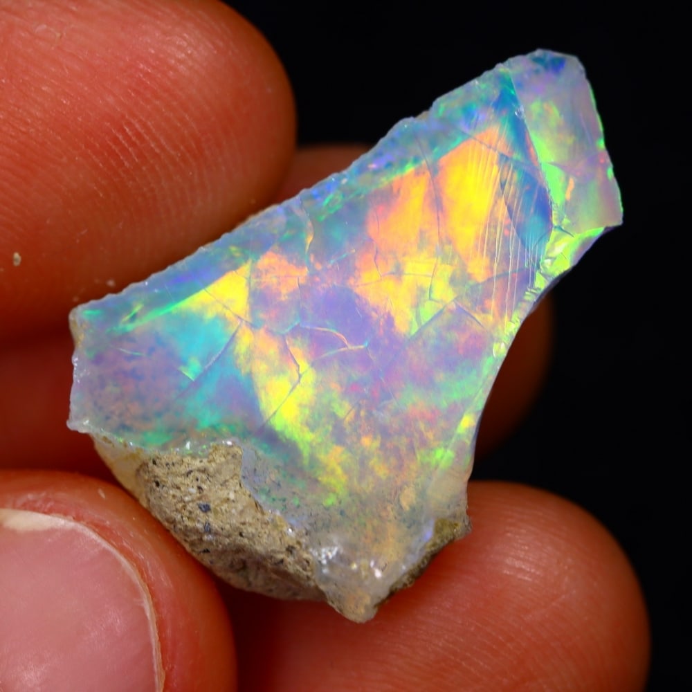 12Ct Rough Opal Specimen - Ethiopian Opal - Mineral Rough: Ksmith Jewels Global Welcome to our auction house, today auction brought to you by Ksmith Jewels Global based in Penang, Malaysia specialize in all kinds of opal and color gemstone both in manufacturi