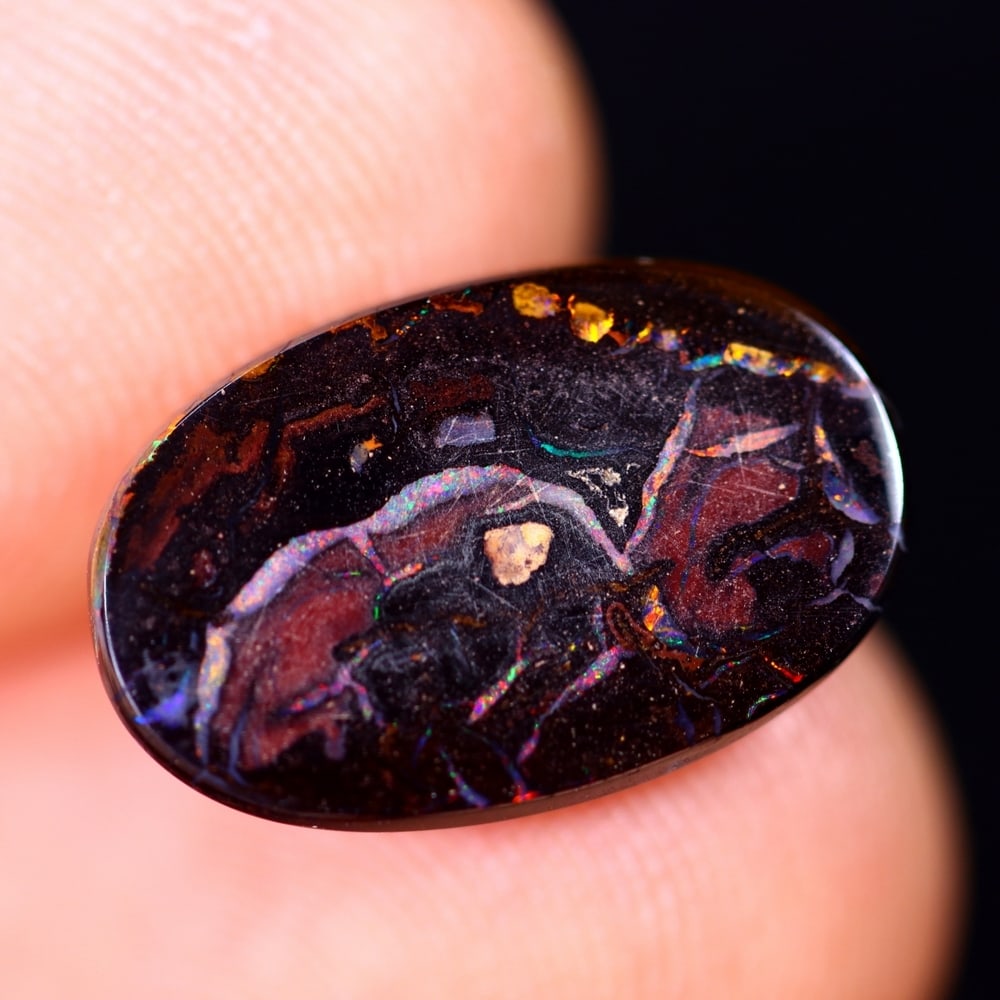 4,86Ct Koroit Boulder Opal Polished - Australian Opal - Oval Cabochon: Ksmith Jewels Global Welcome to our auction house, today auction brought to you by Ksmith Jewels Global based in Penang, Malaysia specialize in all kinds of opal and color gemstone both in manufacturi