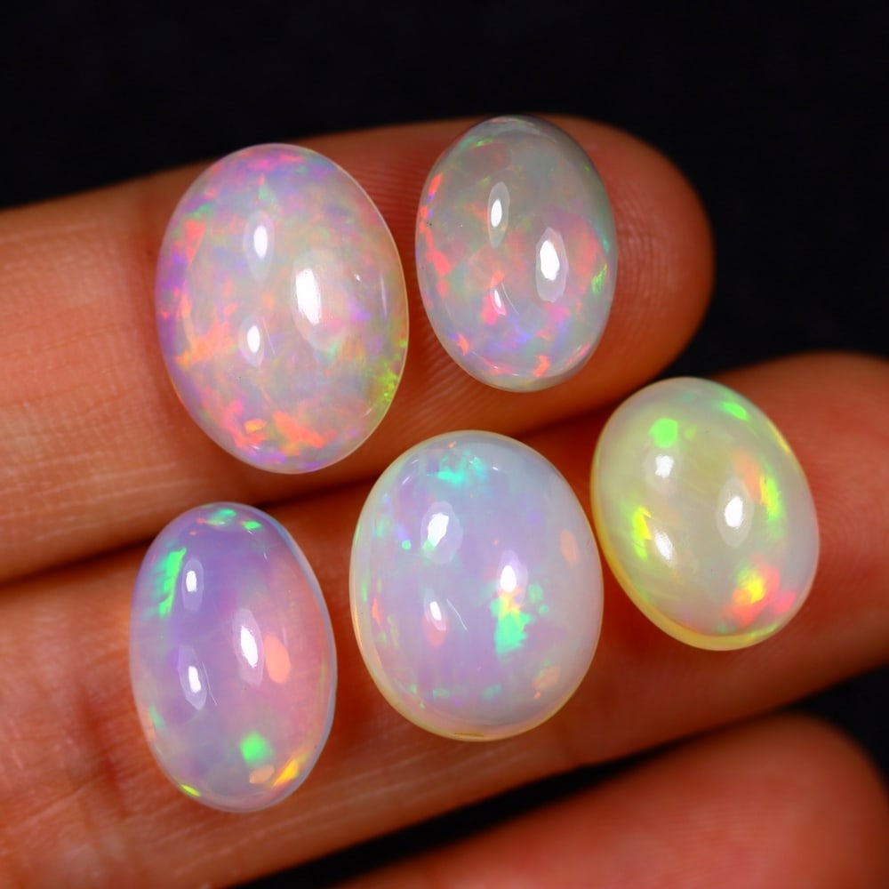16.85Ct Group of 5 Welo Opal Polished - Ethiopian Opal: Ksmith Jewels Global Welcome to our auction house, today auction brought to you by Ksmith Jewels Global based in Penang, Malaysia specialize in all kinds of opal and color gemstone both in manufacturi