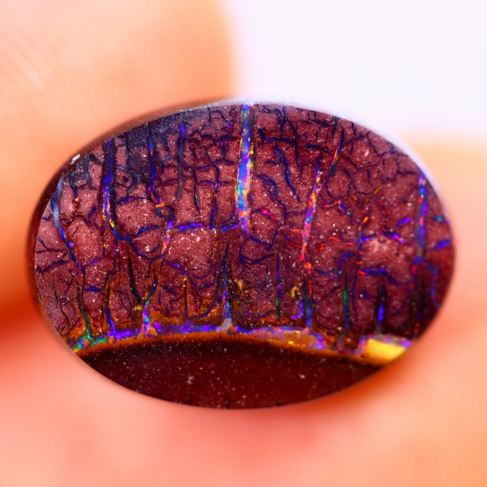 4.49Ct Boulder Opal Polished - Australian Opal - Oval Cabochon: Ksmith Jewels Global Welcome to our auction house, today auction brought to you by Ksmith Jewels Global based in Penang, Malaysia specialize in all kinds of opal and color gemstone both in manufacturi