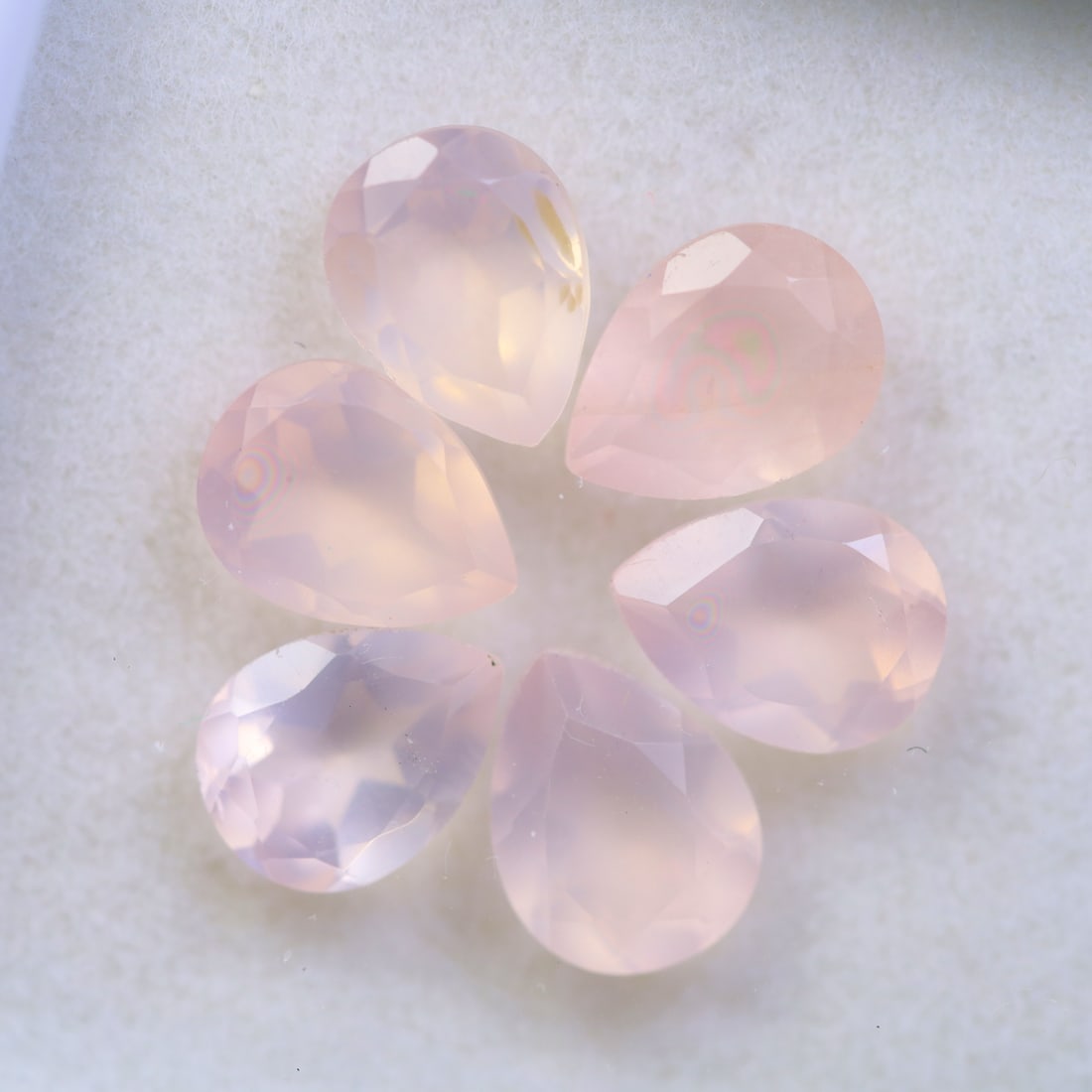 Rose Quartz 6.46Ct Pear Cut Natural Pinkish Rose Quartz Lot OT6566: Ksmith Jewels Global Welcome to our auction house, today auction brought to you by Ksmith Jewels Global based in Penang, Malaysia specialize in all kinds of opal and color gemstone both in manufacturi