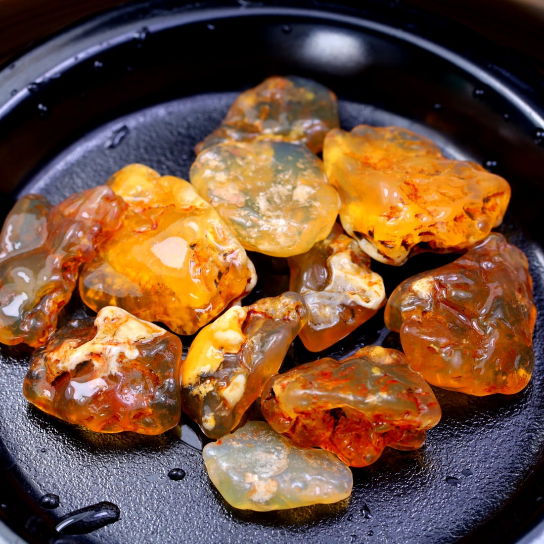 96.22Ct Natural Rare Opal Fossil Lightning Ridge Fossilized Opal 23x17x9mm (OOAA4786) (1 of 3)