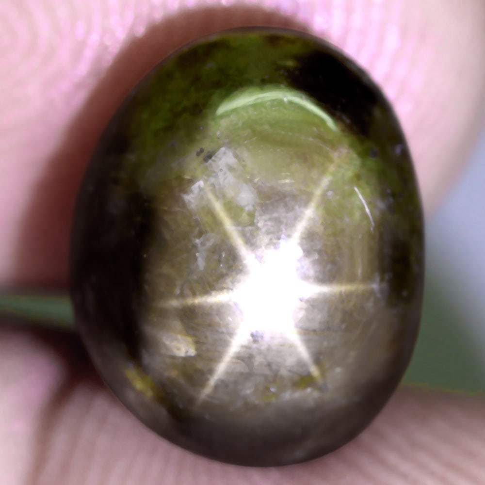 Star Sapphire 12.10Ct Natural Thailand Greenish Gold Star Sapphire OT6602: Ksmith Jewels Global Welcome to our auction house, today auction brought to you by Ksmith Jewels Global based in Penang, Malaysia specialize in all kinds of opal and color gemstone both in manufacturi