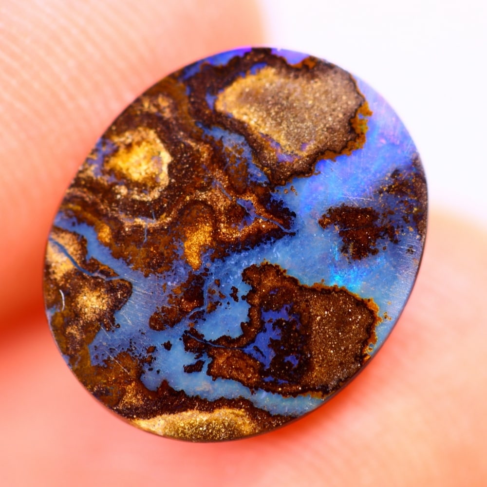 2.58Ct Boulder Opal Polished - Australian Opal - Oval Cabochon: Ksmith Jewels Global Welcome to our auction house, today auction brought to you by Ksmith Jewels Global based in Penang, Malaysia specialize in all kinds of opal and color gemstone both in manufacturi
