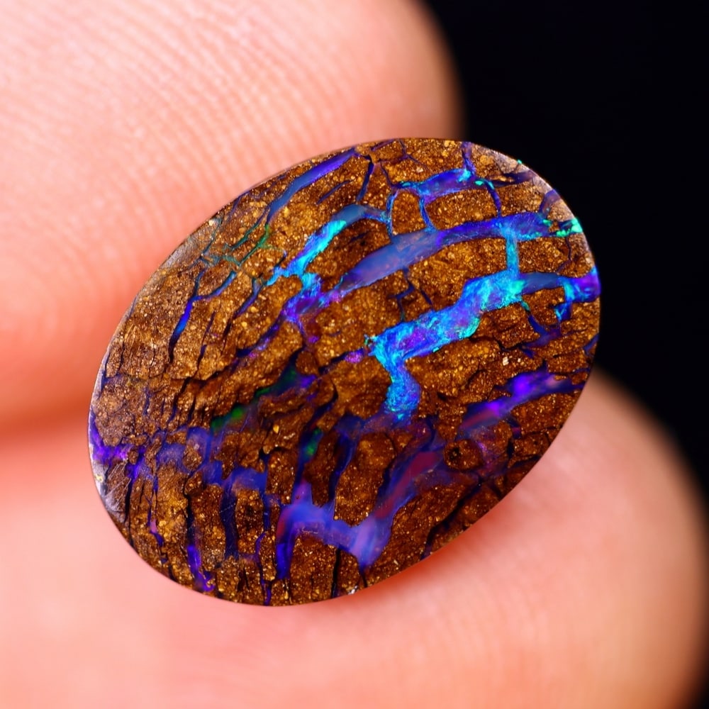 3.59Ct Koroit Boulder Opal Polished - Australian Opal - Oval Cabochon: Ksmith Jewels Global Welcome to our auction house, today auction brought to you by Ksmith Jewels Global based in Penang, Malaysia specialize in all kinds of opal and color gemstone both in manufacturi