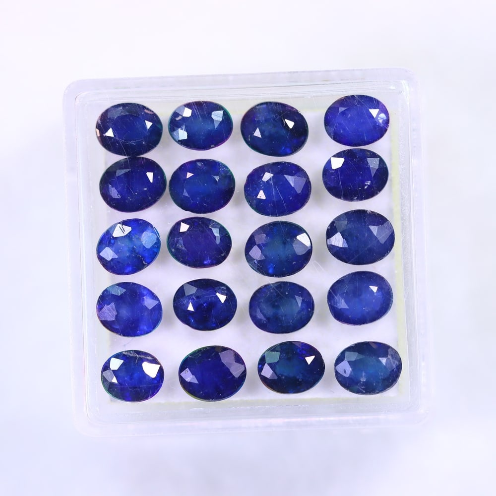11.16Ct Blue Sapphire Set - Polished Faceted: Ksmith Jewels Global Welcome to our auction house, today auction brought to you by Ksmith Jewels Global based in Penang, Malaysia specialize in all kinds of opal and color gemstone both in manufacturi