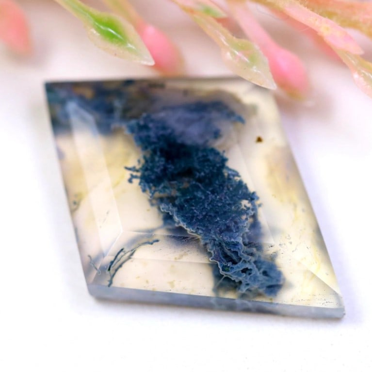 Agate 6.62Ct Natural Moss Agate Fancy Cut Gemstone: Ksmith Jewels Global Welcome to our auction house, today auction brought to you by Ksmith Jewels Global based in Penang, Malaysia specialize in all kinds of opal and color gemstone both in manufacturi