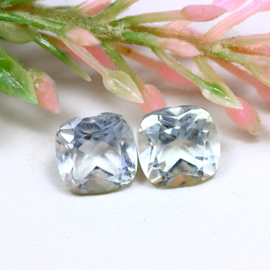 Amethyst 3.17 CT. Unheated Pair Green Amethyst Uruguay Cushion Cut: Ksmith Jewels Global Welcome to our auction house, today auction brought to you by Ksmith Jewels Global based in Penang, Malaysia specialize in all kinds of opal and color gemstone both in manufacturi